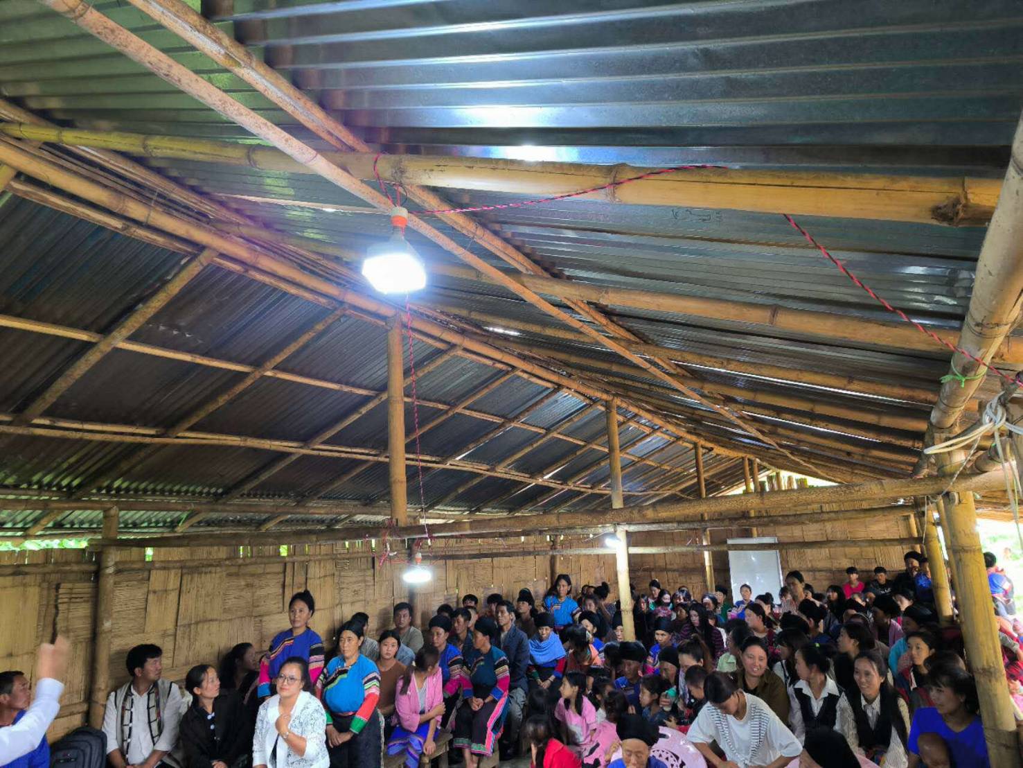 A church in some of the remote areas are simple but full of faithful Christians